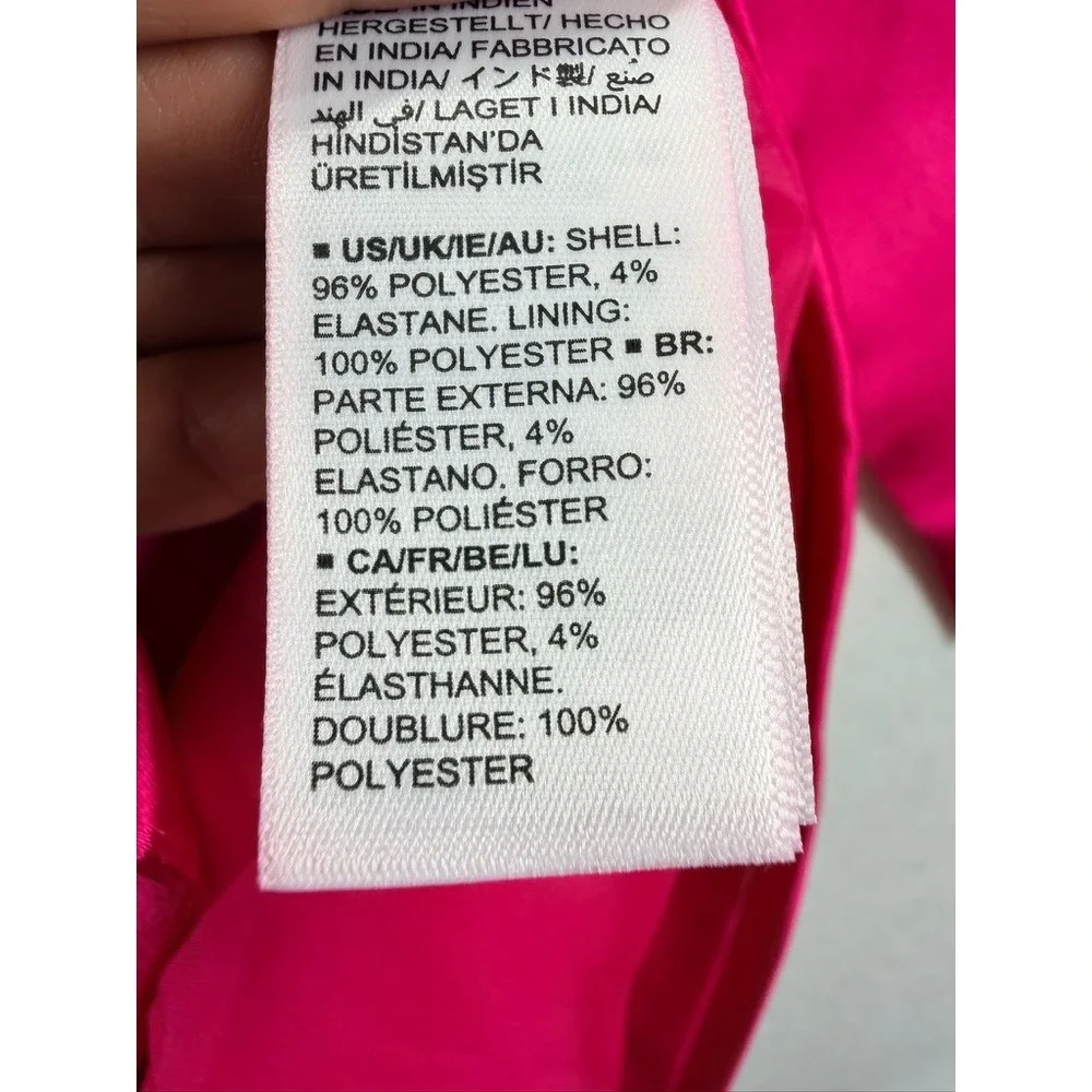 NEW Romeo Hunte x The Drop Hot Pink Cutout Blazer Dress Size L